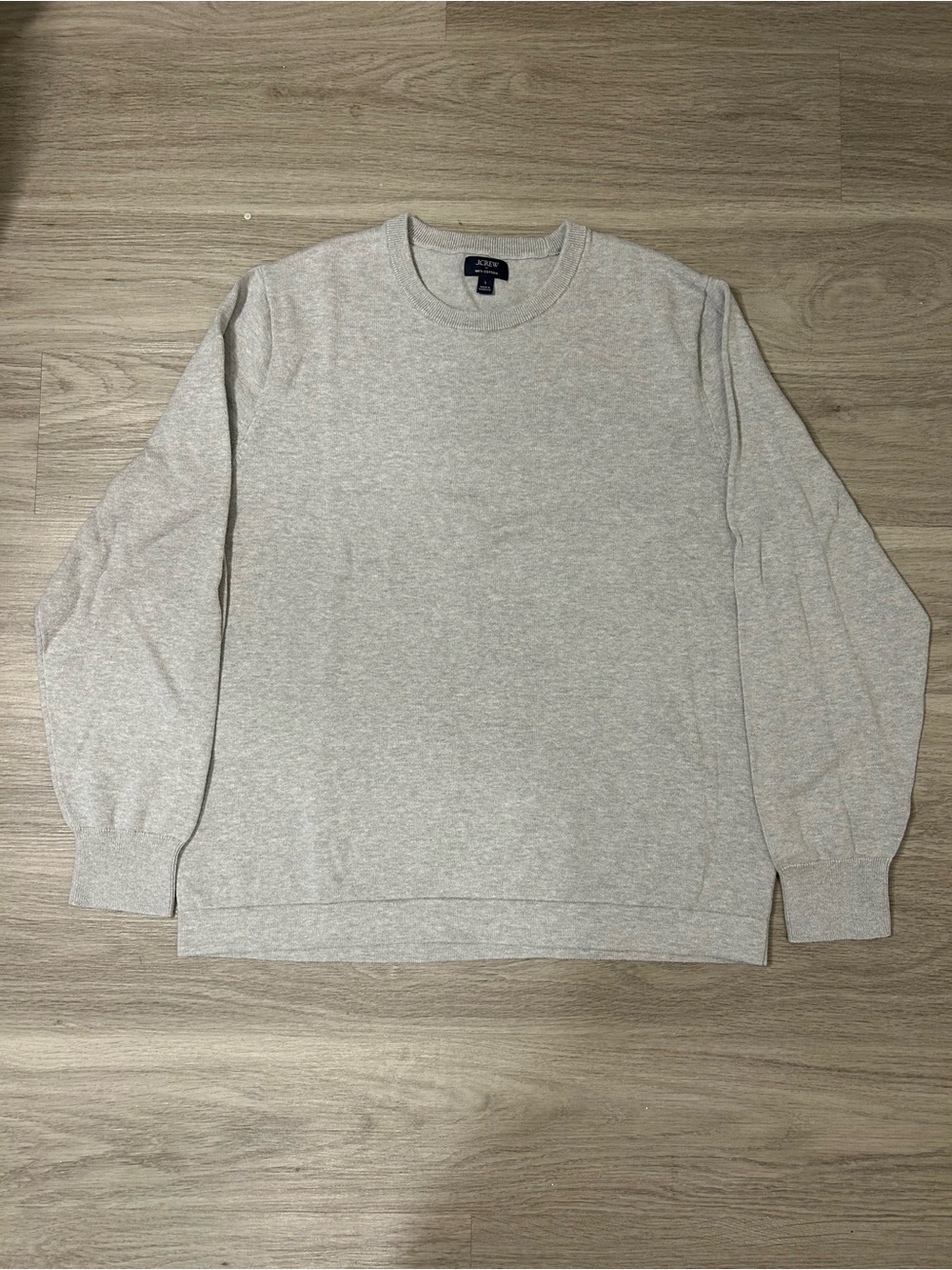 J. Crew Men's Crewneck Sweater - Light Heather Gray